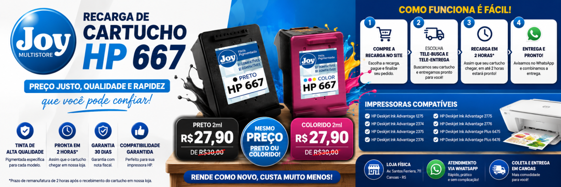 Recarga Cartucho HP 667