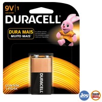 Bateria 9V Alcalina MN1604B1 Duracell Bateria 9V Alcalina MN1604B1 Duracell