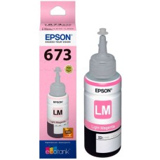 Refil de Tinta Epson 673 Magenta Claro Original L800 L810 L850 L1800 70ml Refil de Tinta Epson 673 Magenta Claro Original L800 L810 L850 L1800 70ml