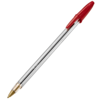 Caneta Esferográfica Cristal 1.0mm Vermelha 1 Und Bic Caneta Esferográfica Cristal 1.0mm Vermelha 1 Und Bic