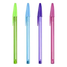 Caneta Esferográfica Média 1.2mm Cristal Cores Sortidas Bic