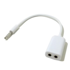 Adaptador P2 Macho (3.5mm) x 2 Saídas P2 Fêmea Duplicador de Audio Adaptador P2 Macho (3.5mm) x 2 Saídas P2 Fêmea Duplicador de Audio