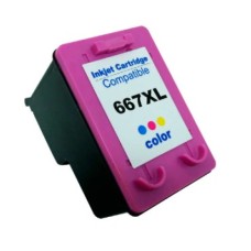 Cartucho HP 667XL Colorido Compatível 13ML Cartucho HP 667XL Colorido Compatível 13ML
