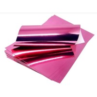 Papel Laminado Rosa A4 250g 5 Folhas Papel Laminado Rosa A4 250g 5 Folhas