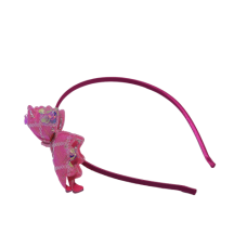 Tiara Infantil com borboleta rosa