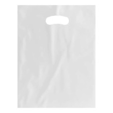 Sacola Branca Boca de Palhaço 25x36 Tamanho M 10 unidades Sacola Branca Boca de Palhaço 25x36 Tamanho M 10 unidades