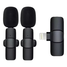 Microfone De Lapela Sem Fio Wireless Para Iphone K11-Ip Microfone De Lapela Sem Fio Wireless Para Iphone K11-Ip