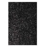 Papel Glitter Preto A4 180G 5 Folhas Papel Glitter Preto A4 180G 5 Folhas