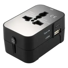 Adaptador de Tomada Universal 2 USB 1 TYPE C HHT202 Adaptador de Tomada Universal 2 USB 1 TYPE C HHT202