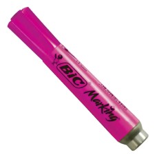 Caneta Marca Texto Marking Rosa Florescente Bic Caneta Marca Texto Marking Rosa Florescente Bic
