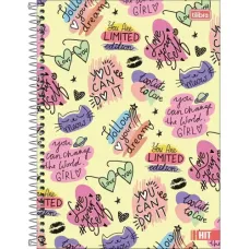 Caderno Universitário 80 Folhas 1 Matéria Capa Dura HIT Feminino Tilibra Caderno Universitário 80 Folhas 1 Matéria Capa Dura HIT Feminino Tilibra