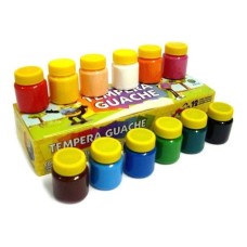 Tinta Têmpera Guache 15ml com 12 Cores 02012 Acrilex Tinta Têmpera Guache 15ml com 12 Cores 02012 Acrilex