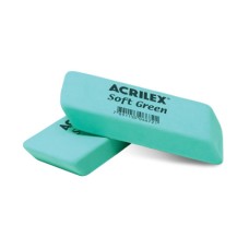 Borracha Soft Green Acrilex Borracha Soft Green Acrilex