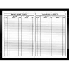 Livro Ponto Ofício 50 Folhas 4 Assinaturas 215x315mm 10022 São Domingos
