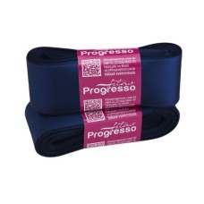 Fita de Cetim Nº 9 38mm Azul Marinho 10 metros Progresso Fita de Cetim Nº 9 38mm Azul Marinho 10 metros Progresso