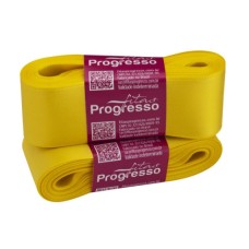 Fita de Cetim Nº 9 38mm Amarelo Gema 10 metros Progresso Fita de Cetim Nº 9 38mm Amarelo Gema 10 metros Progresso