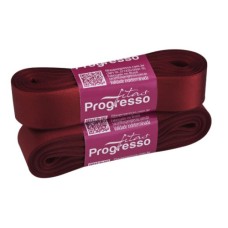 Fita de Cetim Nº 5 22mm Vinho 10 metros Progresso Fita de Cetim Nº 5 22mm Vinho 10 metros Progresso