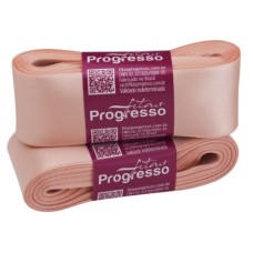 Fita de Cetim N° 9 38mm Salmon 10 metros Progresso Fita de Cetim N° 9 38mm Salmon 10 metros Progresso