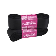 Fita de Cetim Nº 7 30mm Preto 10 metros Progresso Fita de Cetim Nº 7 30mm Preto 10 metros Progresso