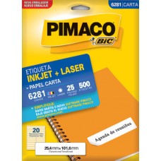Etiqueta Adesiva Pimaco 6281 25 Folhas Etiqueta Adesiva Pimaco 6281 25 Folhas