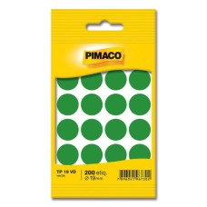 Etiqueta Adesiva O 19Mm Env C/10 Fls/200 Etiq Verde Tp-19 Vd Pimaco Etiqueta Adesiva O 19Mm Env C/10 Fls/200 Etiq Verde Tp-19 Vd Pimaco