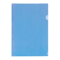 Pasta L A4 Azul New Line Polibras com 1 unidade