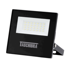 Refletor TR LED 30W Slim 6500K Preto Taschibra