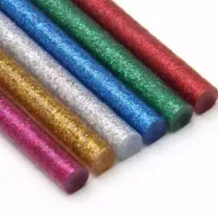 Refil de Cola Quente Gliter Fino 7mm x 20cm com 6 Unidades Refil de Cola Quente Gliter Fino 7mm x 20cm com 6 Unidades