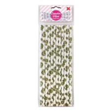 Canudo de Papel Kiwi 6mmx20cm 4356 com 12 Unidades Make+
