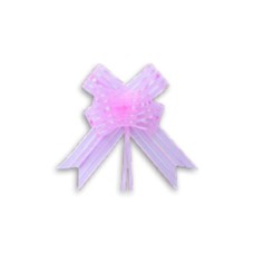 Laço Fácil 32mm com 5 Unidades Organza Rosa Laço Fácil 32mm com 5 Unidades Organza Rosa