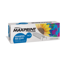 Grampo Galvanizado 26/6 5.000un MX-S26G 71209-4 Maxprint Grampo Galvanizado 26/6 5.000un MX-S26G 71209-4 Maxprint