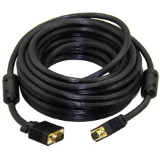 Cabo VGA SVGA Gold com Filtro 5 metros Conectores Banhados a ouro PlusCable PC MON5002
