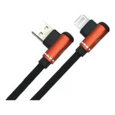 Cabo Gamer Lash 90 C10 Lightning X USB A 2.1Ah 1m Preto 48.7274 OEX Cabo Gamer Lash 90 C10 Lightning X USB A 2.1Ah 1m Preto 48.7274 OEX