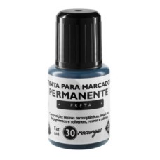 Tinta para Marcador Permanente 20ml TR7002 Preto BRW Tinta para Marcador Permanente 20ml TR7002 Preto BRW
