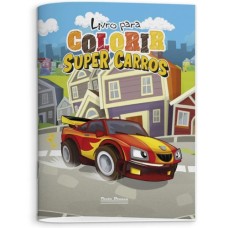 Livro Infantil Colorir Carros Pauta Branca Livro Infantil Colorir Carros Pauta Branca