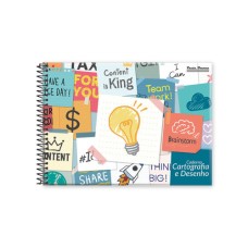 Caderno de Desenho Cartografia 60 Folhas Pauta Branca Caderno de Desenho Cartografia 60 Folhas Pauta Branca