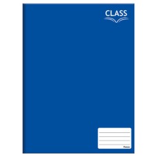 Caderno Brochura 1/4 96 Folhas Capa Dura Class Azul Foroni Caderno Brochura 1/4 96 Folhas Capa Dura Class Azul Foroni