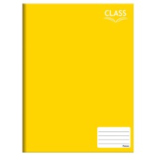 Caderno Brochura 1/4 96 Folhas Capa Dura Class Amarelo Foroni Caderno Brochura 1/4 96 Folhas Capa Dura Class Amarelo Foroni