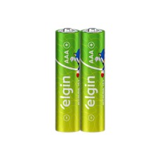 Pilha AAA Alcalina  com 2 LR03 1.5V Elgin