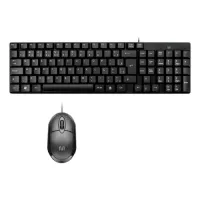 Combo Teclado e Mouse Óptico USB TC309 Preto Multilaser Combo Teclado e Mouse Óptico USB TC309 Preto Multilaser
