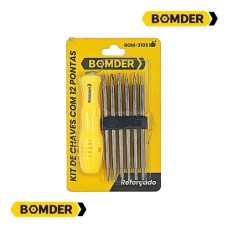 Kit Chaves Com 12 Pontas Bom-3105 Bomder Kit Chaves Com 12 Pontas Bom-3105 Bomder