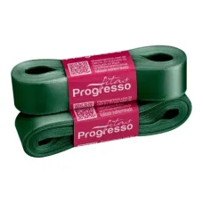 Fita de Cetim Nº 5 22mm Verde Oliva 10 metros Progresso Fita de Cetim Nº 5 22mm Verde Oliva 10 metros Progresso