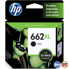 Cartucho HP 662XL Preto Original 6,5ml (CZ105AB) para HP DeskJet 2516 3516 3546 2546 1516 4646 Cartucho HP 662XL Preto Original 6,5ml (CZ105AB) para HP DeskJet 2516 3516 3546 2546 1516 4646